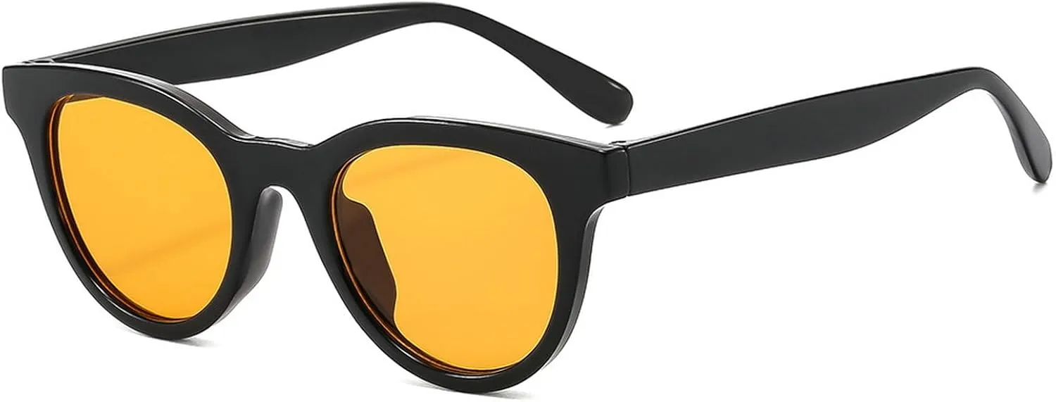 Cat Eye Sunglasses Women Men Shades Retro Oval Sun Glasses Anti UV400 Vintage Travel Eyewear Female ﻿