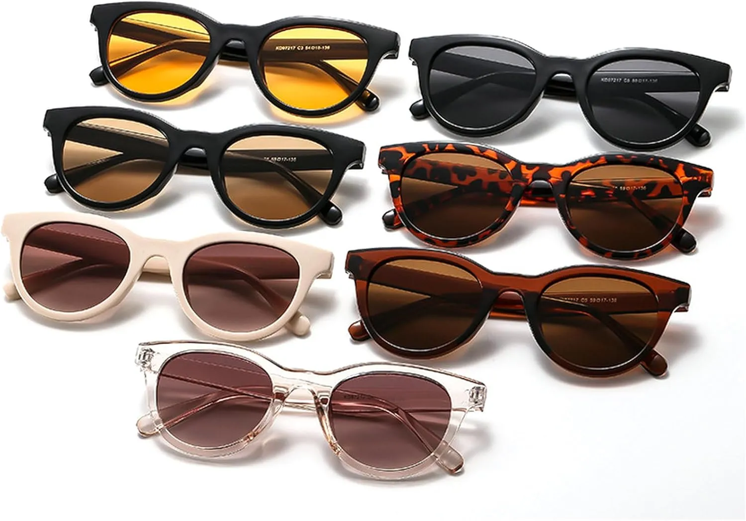 Cat Eye Sunglasses Women Men Shades Retro Oval Sun Glasses Anti UV400 Vintage Travel Eyewear Female ﻿