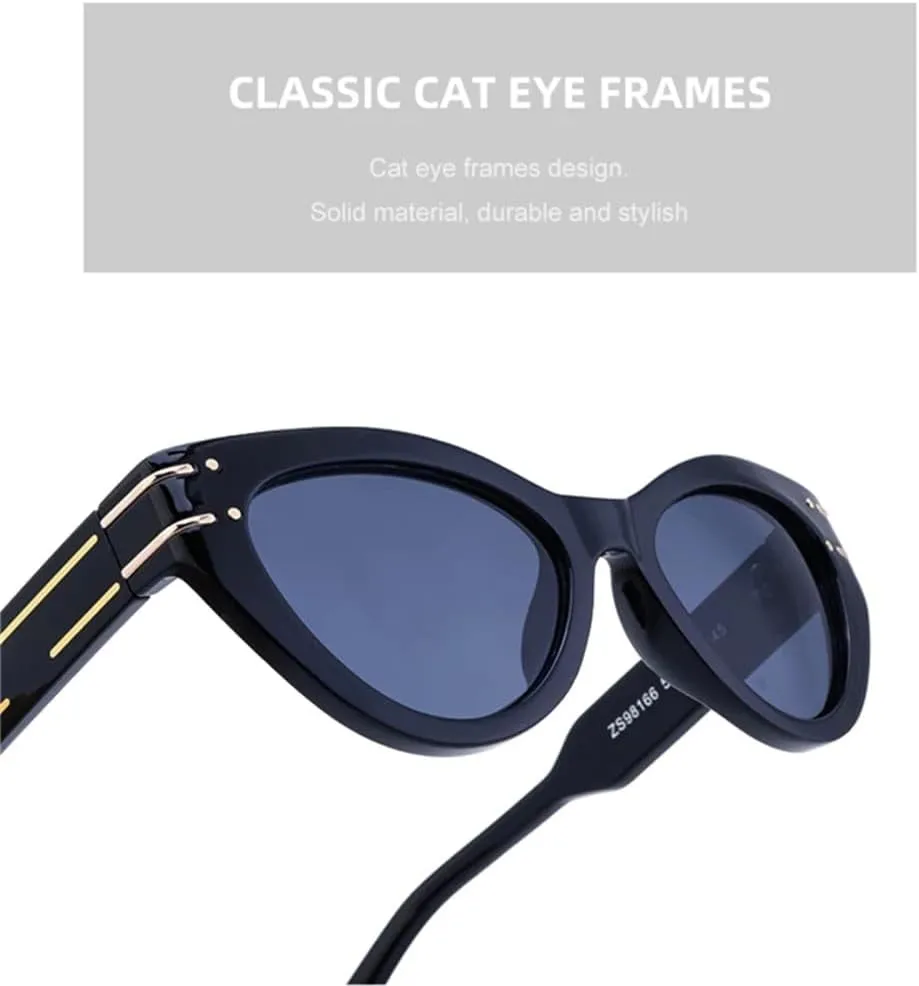Cat Eye Sunglasses Women Vintage Cateye Sun Glasses For Ladies Shades UV400 Sunglass
