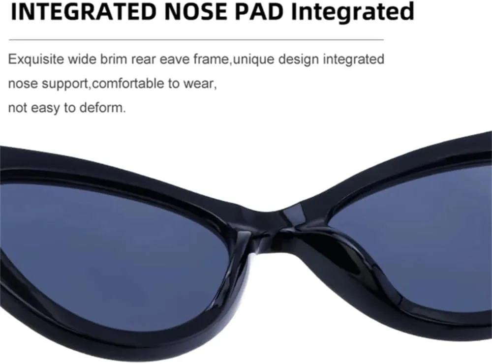 Cat Eye Sunglasses Women Vintage Cateye Sun Glasses For Ladies Shades UV400 Sunglass