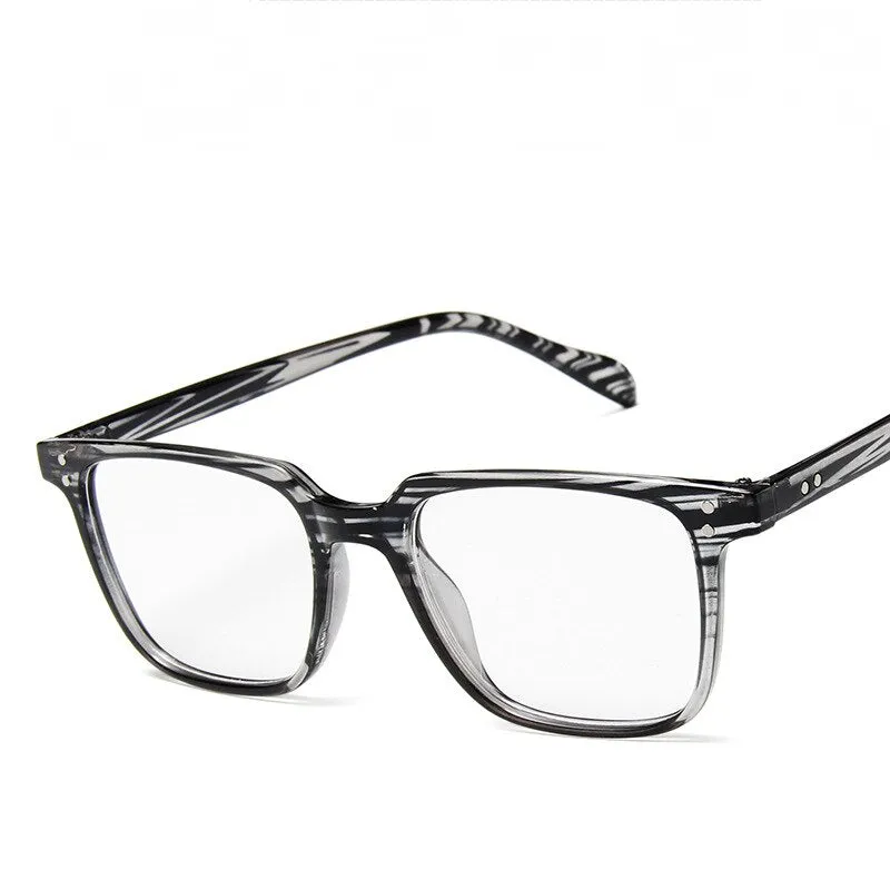 CCspace Unisex Full Rim Square Acetate Eyeglasses 55436