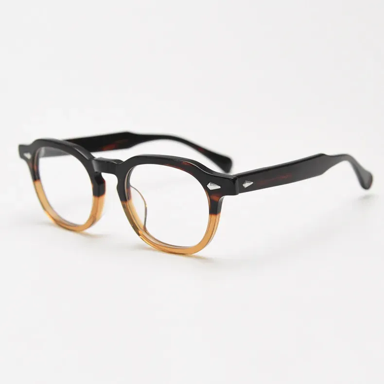 CCspace Unisex Full Rim Square Acetate Eyeglasses 56839