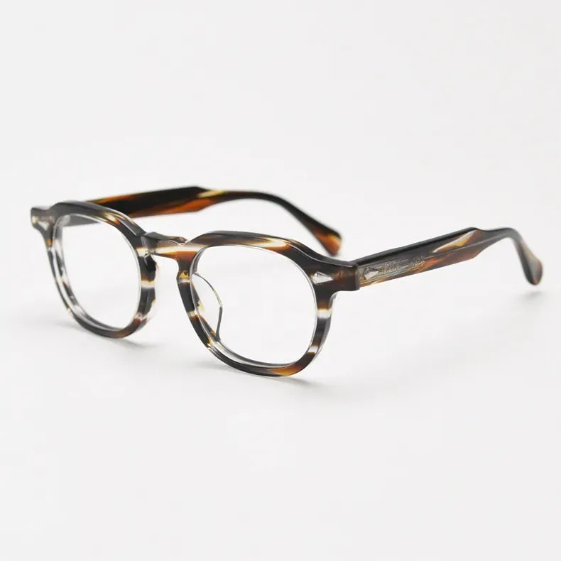 CCspace Unisex Full Rim Square Acetate Eyeglasses 56839