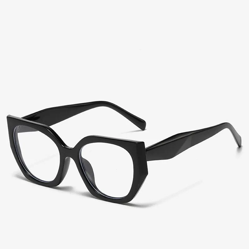 CCspace Unisex Full Rim Square Cat Eye Acetate Eyeglasses 55312