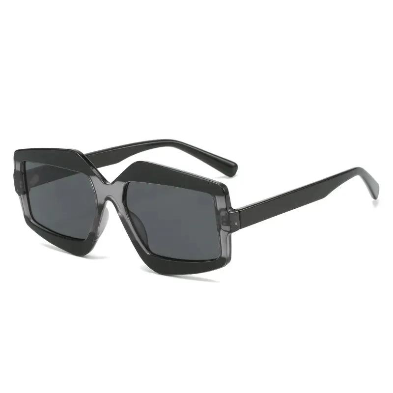 CCspace Unisex Full Rim Square Plastic Eyeglasses Sunglasses 56825