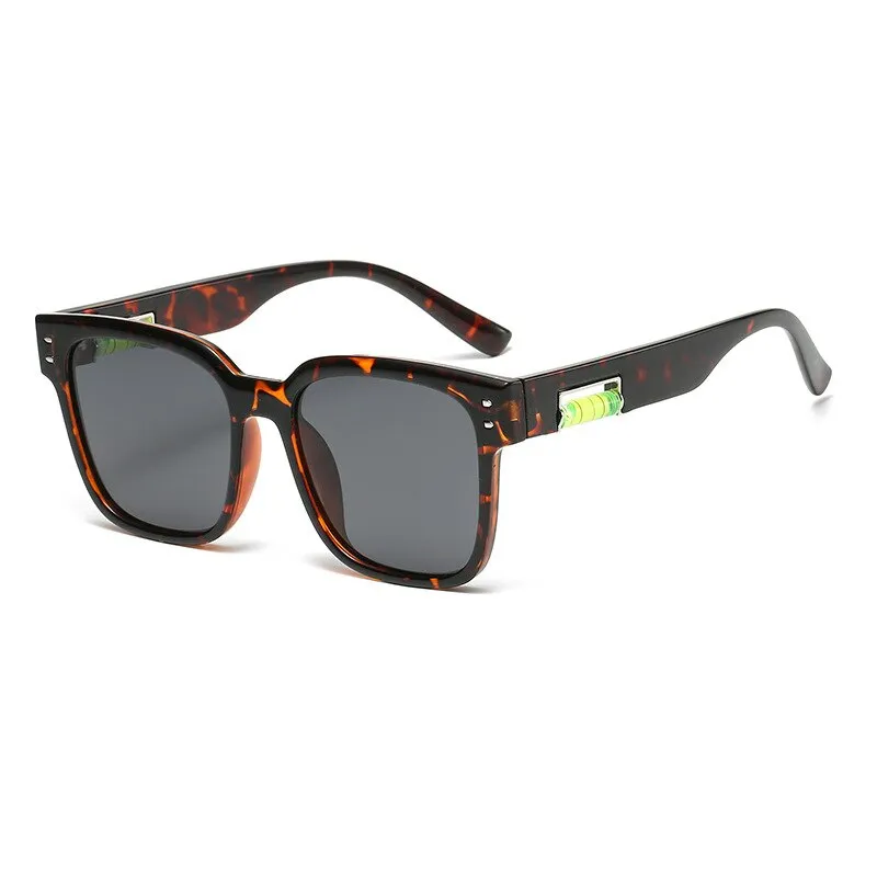 CCspace Unisex Full Rim Square Polarized Tr 90 Titanium Sunglasses 55364