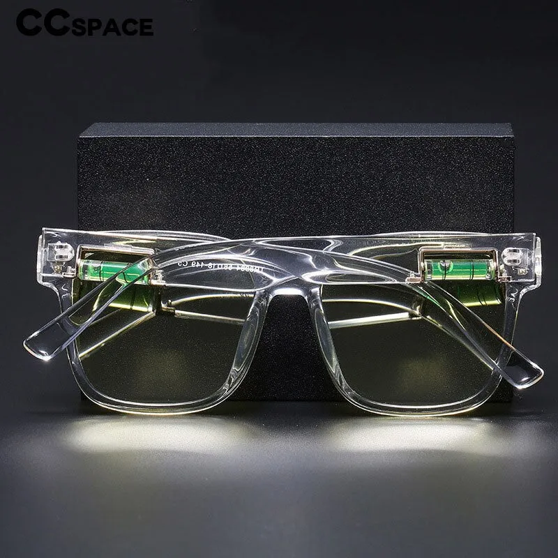 CCspace Unisex Full Rim Square Polarized Tr 90 Titanium Sunglasses 55364