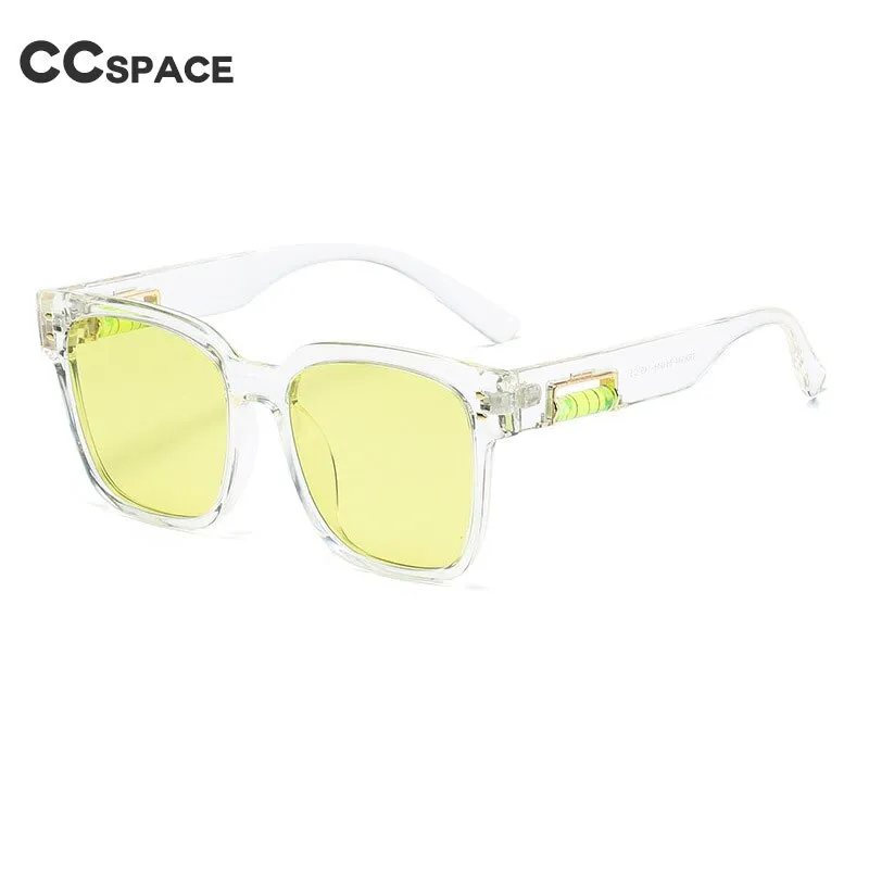 CCspace Unisex Full Rim Square Polarized Tr 90 Titanium Sunglasses 55364