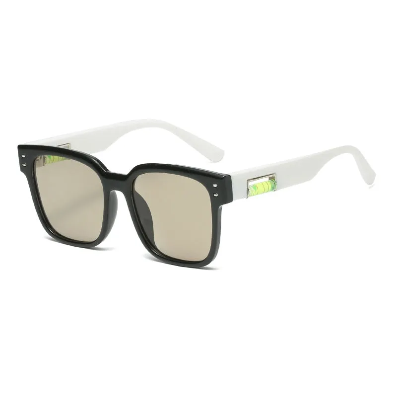 CCspace Unisex Full Rim Square Polarized Tr 90 Titanium Sunglasses 55364