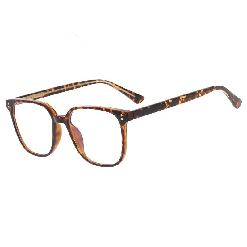 CCspace Unisex Full Rim Square Tr 90 Eyeglasses 53324