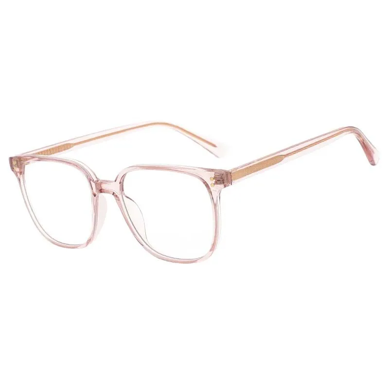 CCspace Unisex Full Rim Square Tr 90 Eyeglasses 53324