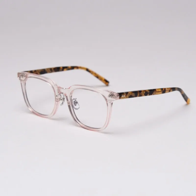 CCspace Unisex Full Rim Square Tr 90 Titanium Frame Eyeglasses 47398