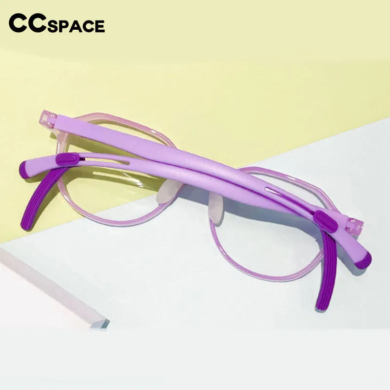 CCspace Unisex Youth Full RIm Square PC Plastic Eyeglasses 56565