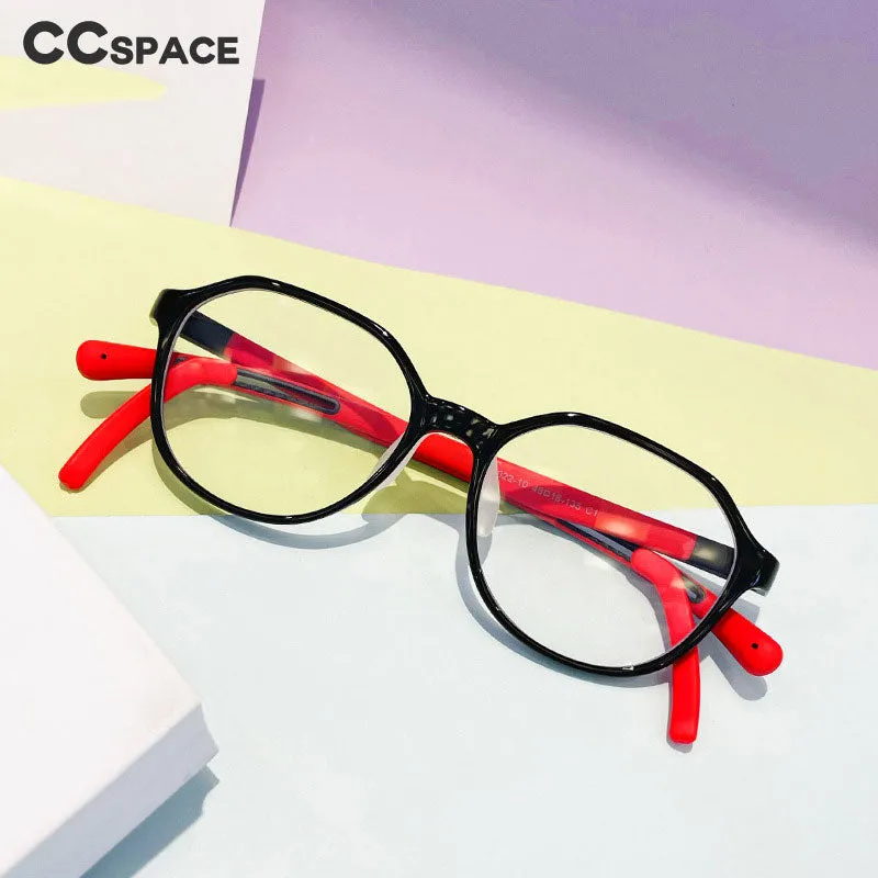 CCspace Unisex Youth Full RIm Square PC Plastic Eyeglasses 56565