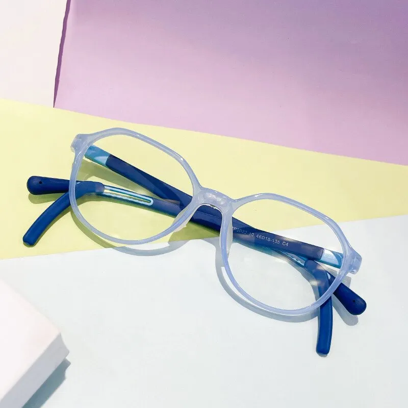 CCspace Unisex Youth Full RIm Square PC Plastic Eyeglasses 56565