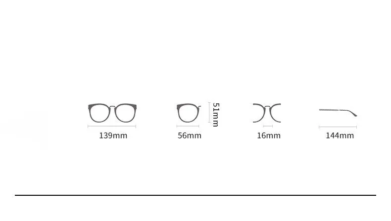 CCspace Women's Full Rim Cat Eye Tr 90 Titanium Eyeglasses 56845