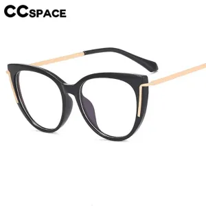 CCspace Women's Full Rim Cat Eye Tr 90 Titanium Eyeglasses 56963