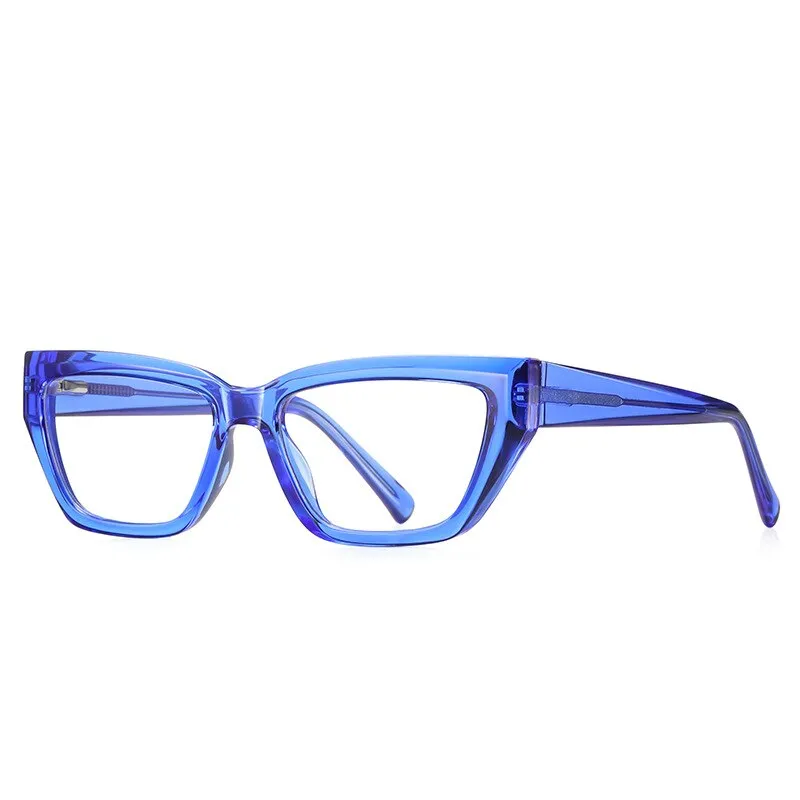 CCspace Women's Full Rim Square Cat Eye Tr 90 Eyeglasses 56598