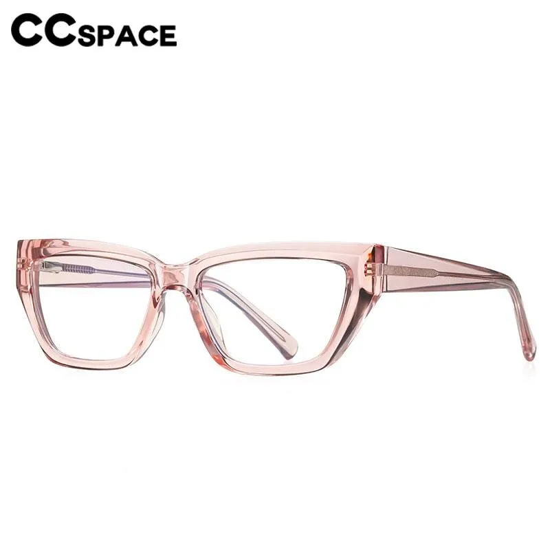 CCspace Women's Full Rim Square Cat Eye Tr 90 Eyeglasses 56598
