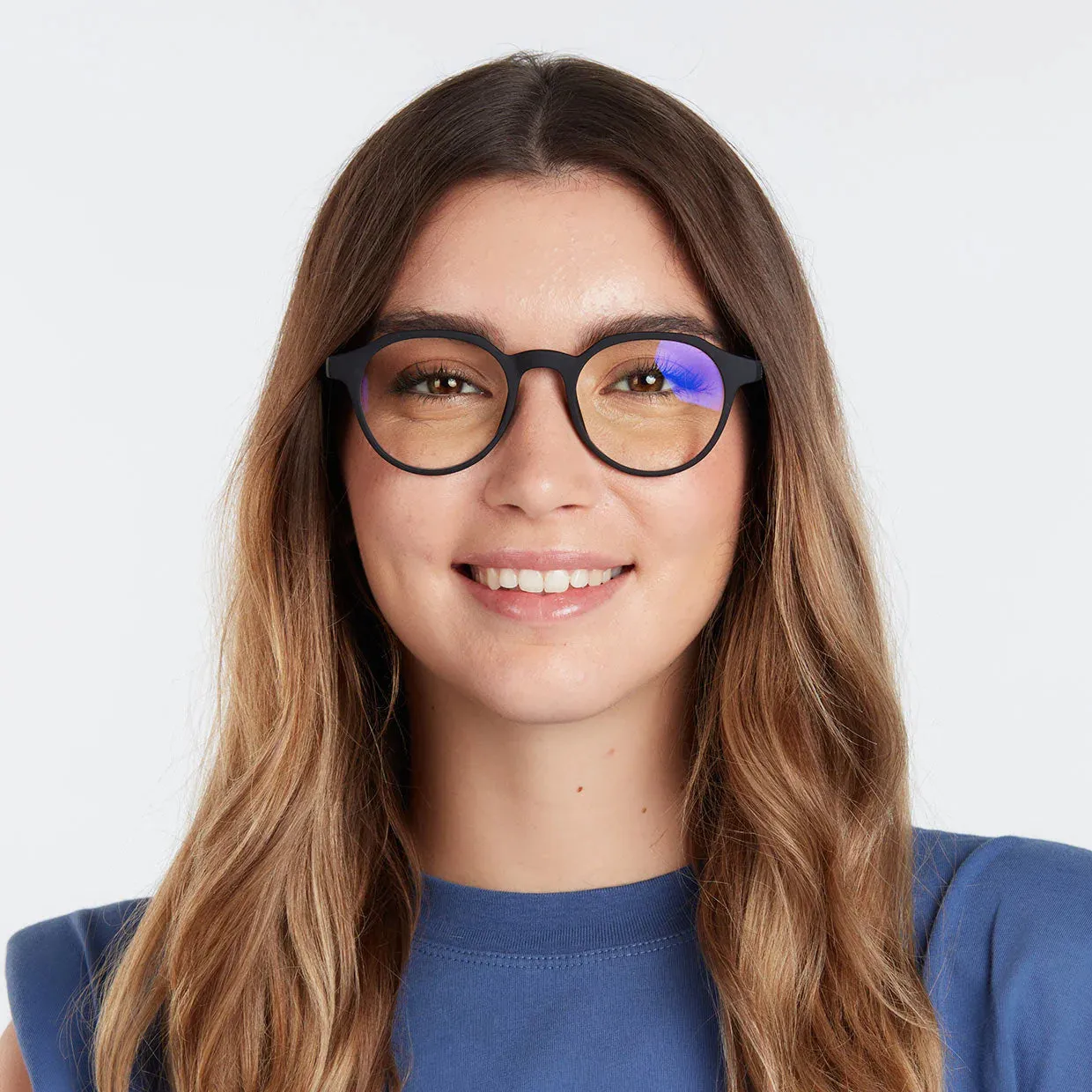 Chamberí Blue Light Reading Glasses in Black