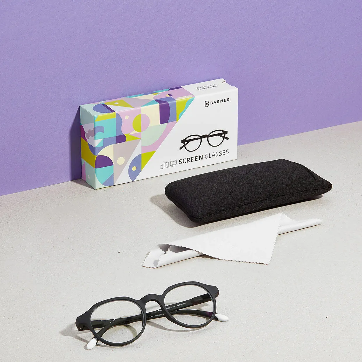Chamberí Blue Light Reading Glasses in Black