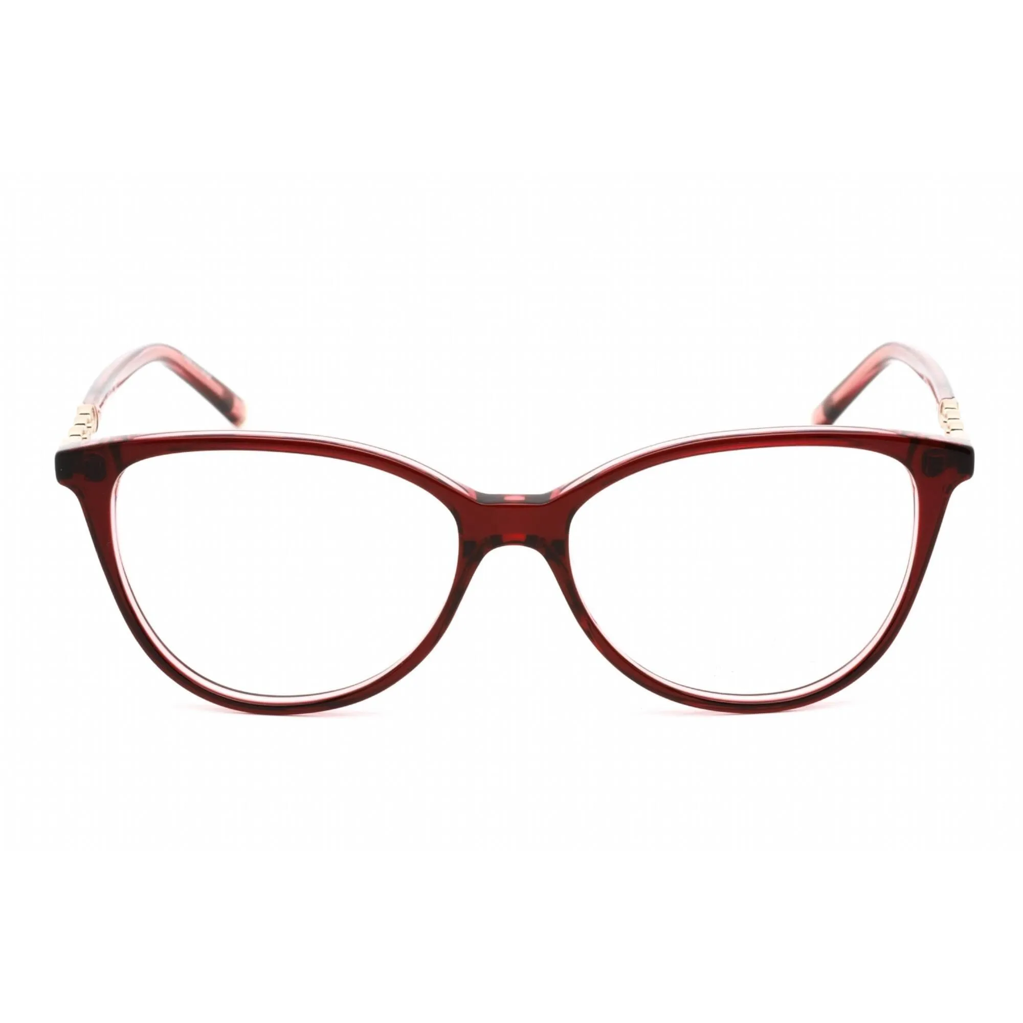 Charriol Men's Eyeglasses - Translucent Burgundy Acetate Cat Eye Frame | PC71040 C03