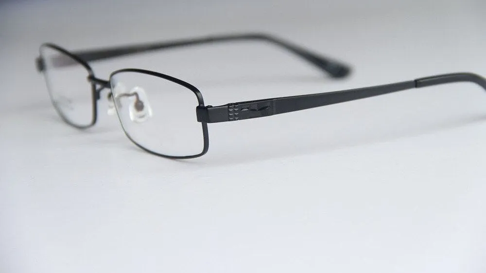 Chashma Men's Full Rim Square Titanium Eyeglasses 8835