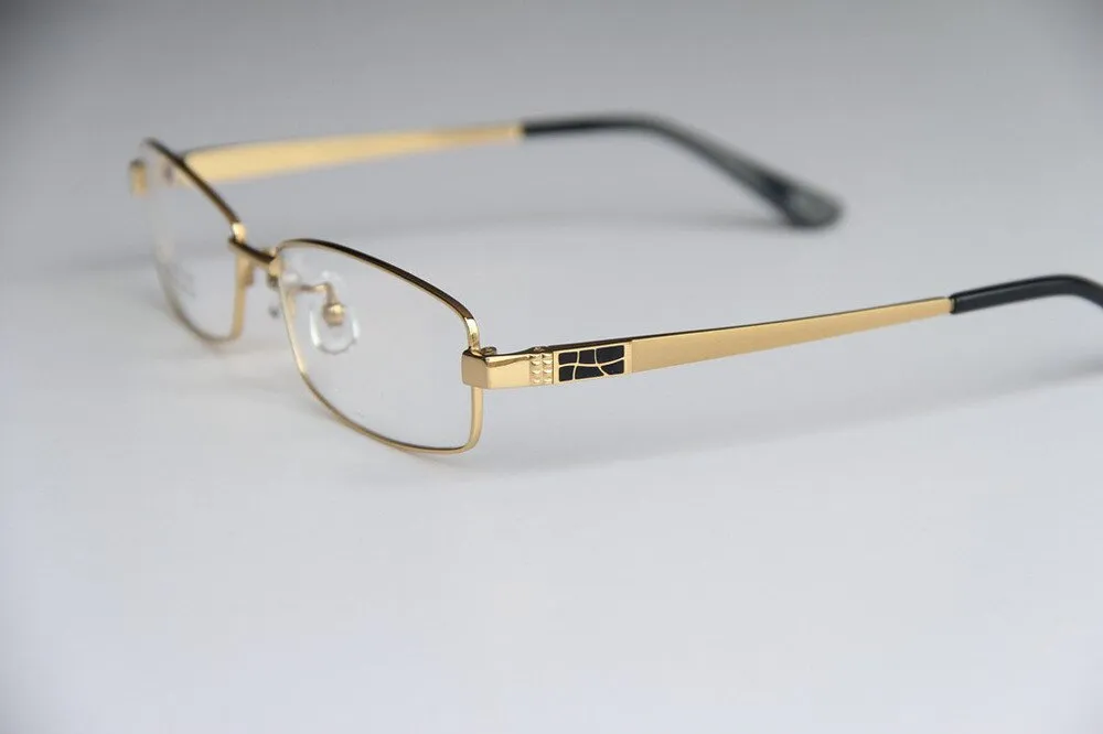 Chashma Men's Full Rim Square Titanium Eyeglasses 8835