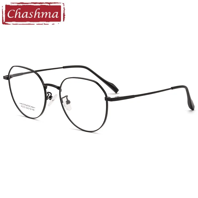 Chashma Ottica Unisex Full Rim Round Stainless Steel Eyeglasses Ac016