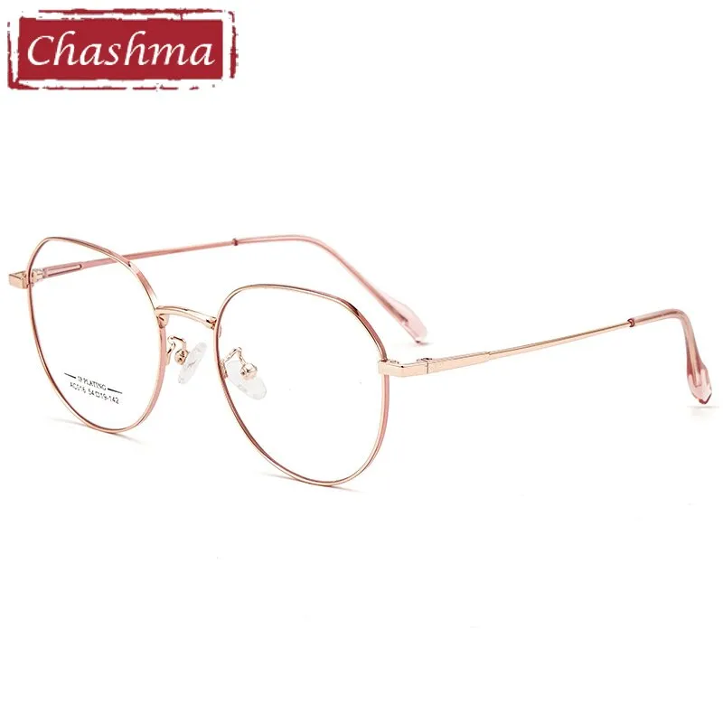 Chashma Ottica Unisex Full Rim Round Stainless Steel Eyeglasses Ac016