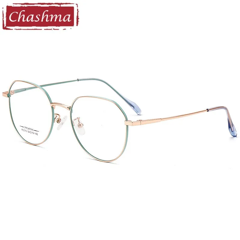 Chashma Ottica Unisex Full Rim Round Stainless Steel Eyeglasses Ac016