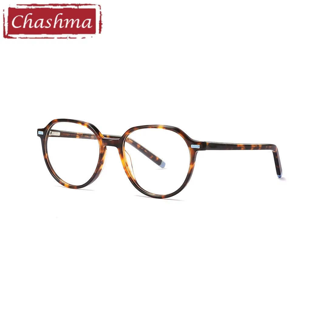 Chashma Unisex Children's Full Rim Oval Acetate Spring Hinge Eyeglasses 9043