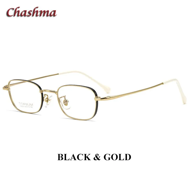 Chashmam Ochki Women's Full Rim Square Oval Titanium Eyeglasses