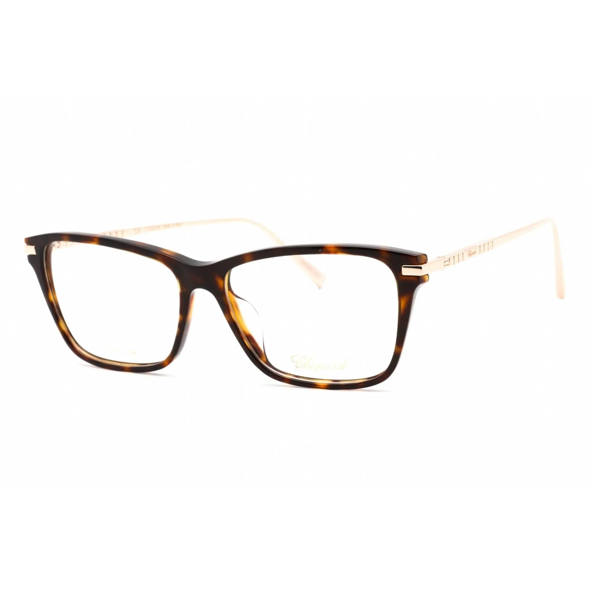 Chopard Men's Eyeglasses - Full Rim Tortoise Plastic Rectangular Frame | VCH299N 0722