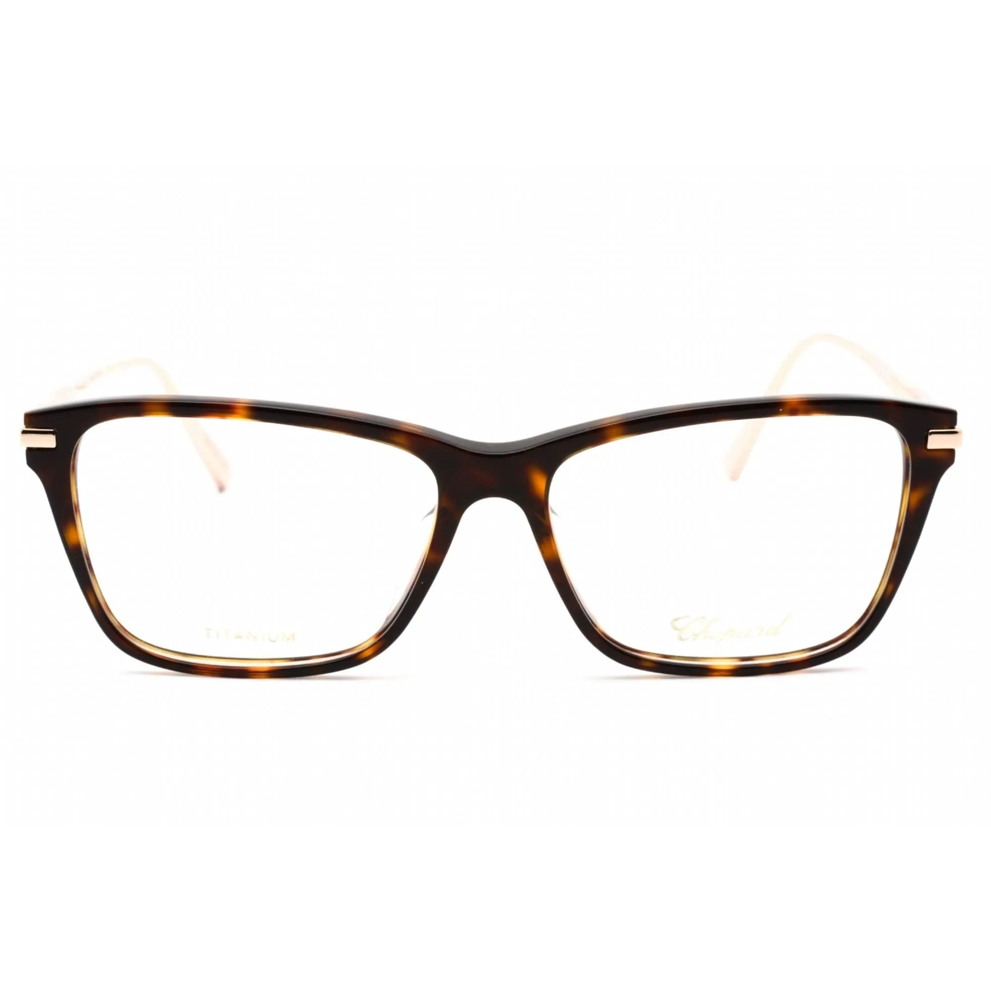 Chopard Men's Eyeglasses - Full Rim Tortoise Plastic Rectangular Frame | VCH299N 0722