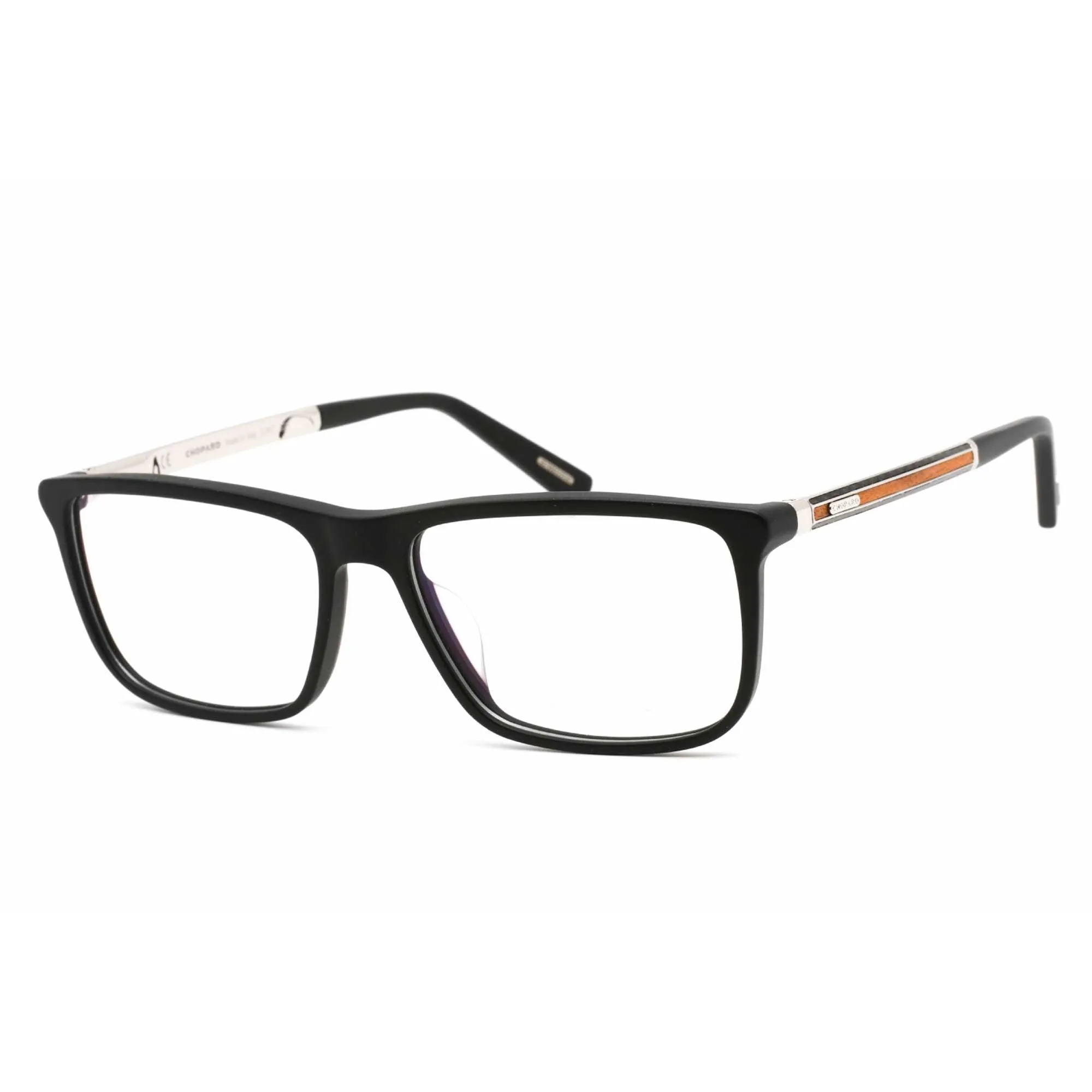 Chopard Unisex Eyeglasses - Black Rectangular Plastic Frame Demo Lens | VCH2795 0703