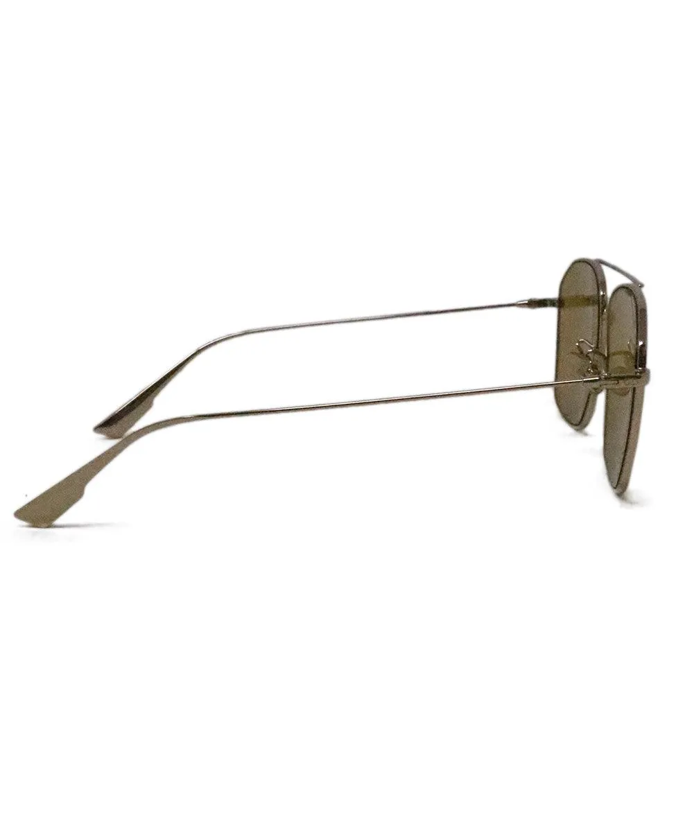 Christian Dior Yellow & Gold Sunglasses