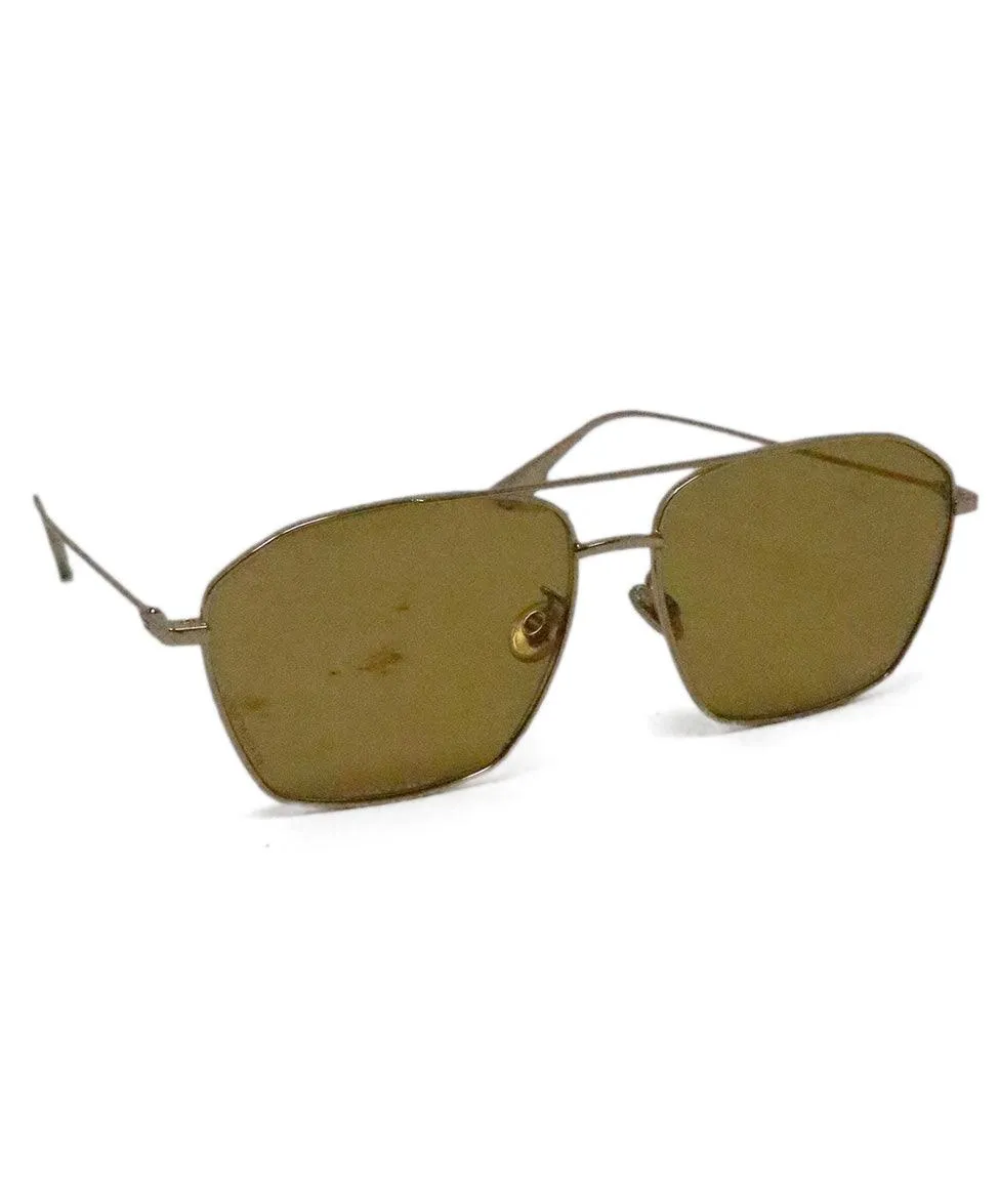 Christian Dior Yellow & Gold Sunglasses