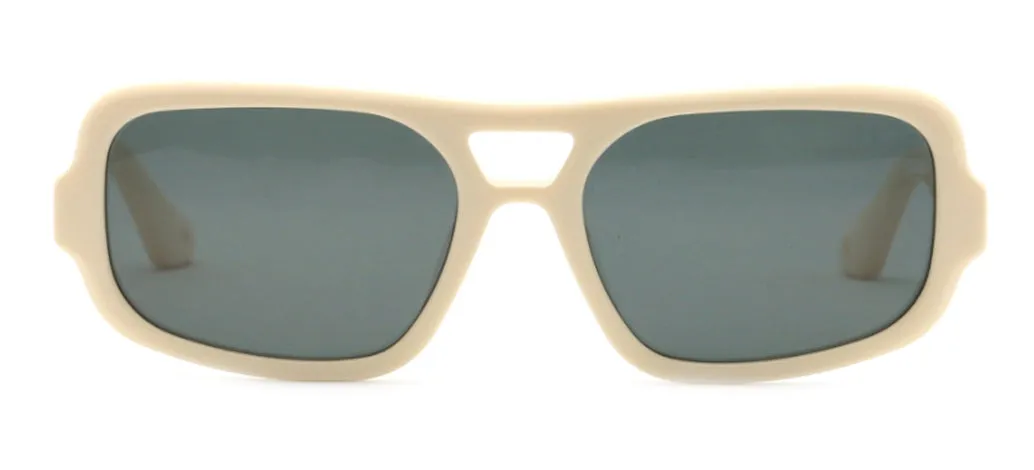 Christopher Cloos Laguna Elas Hosk Crème Vintage Polarized Sunglasses