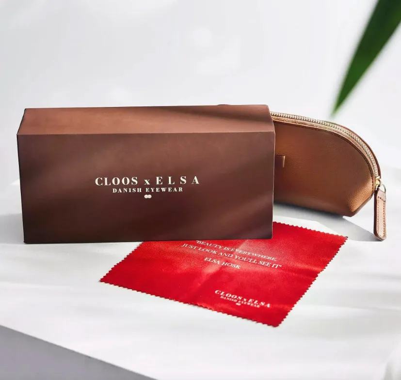 Christopher Cloos Laguna Elas Hosk Crème Vintage Polarized Sunglasses