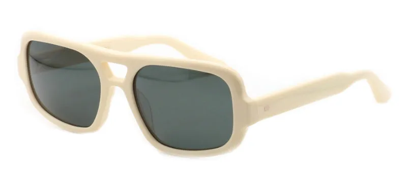 Christopher Cloos Laguna Elas Hosk Crème Vintage Polarized Sunglasses