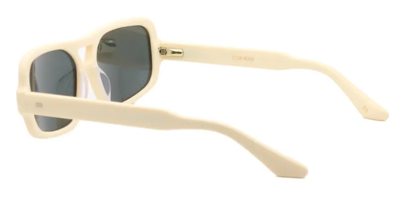 Christopher Cloos Laguna Elas Hosk Crème Vintage Polarized Sunglasses