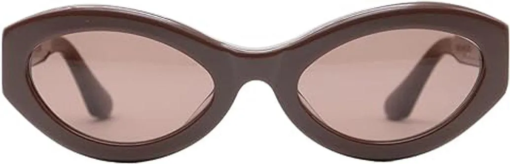 Christopher Cloos x Elsa Hosk Round Vintage Polarized Sunglasses