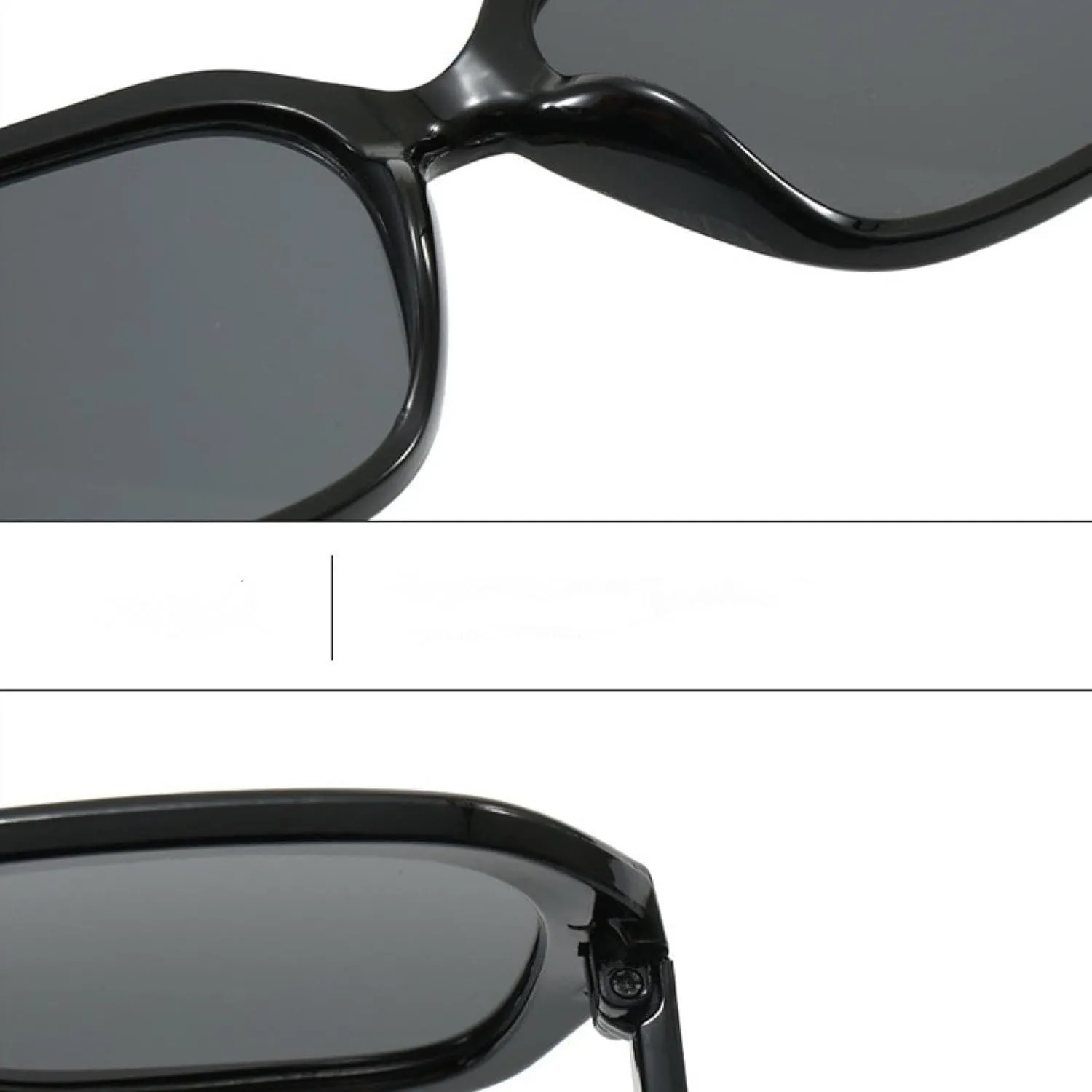 Classic Big Sunglasses Men Fashion Mirror Black Sun Glasses Unisex Vintage Driving Shades Uv400