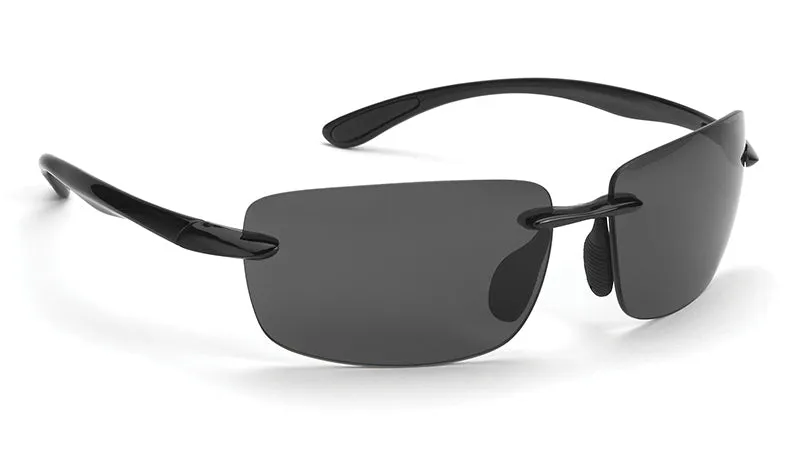 Classic - Gloss Black (Melanin Polarized Grey Lenses)