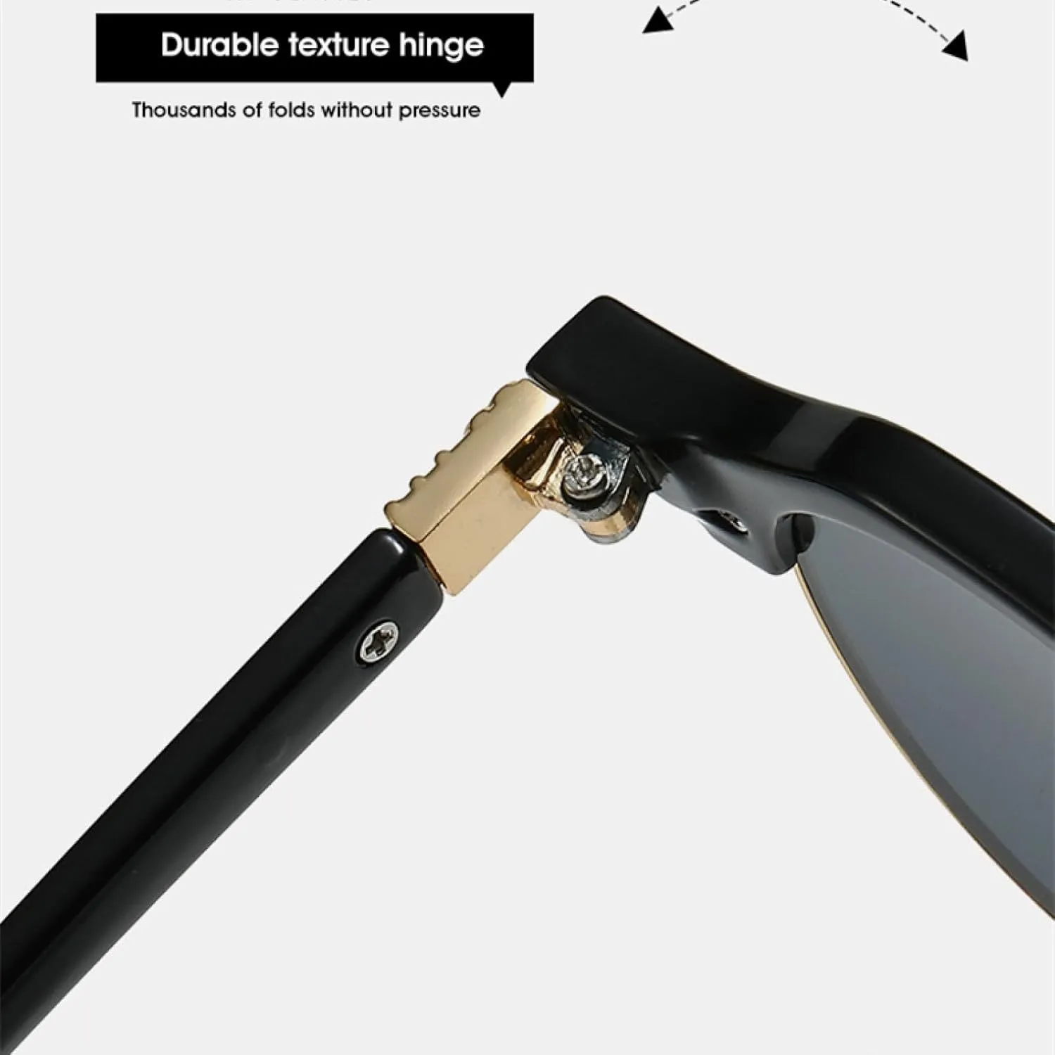 Classic Half Frame Sunglasses Men Oval Shades Sun Glasses Female Vintage Eyewear Women Uv400