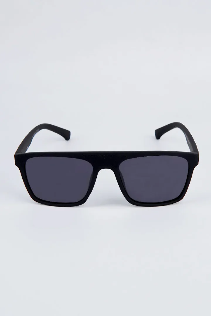 Classic Square Sunglasses - Black