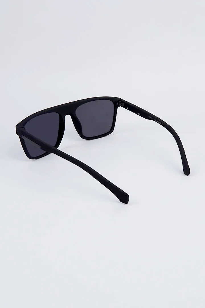 Classic Square Sunglasses - Black