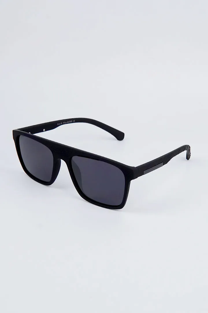 Classic Square Sunglasses - Black