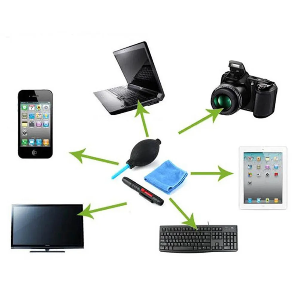 Cleaning Kit for Eyeglasses, Camera Lens, Smartphones and Tablets